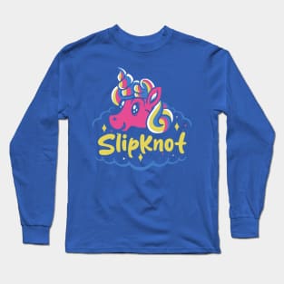 slip and the naughty unicorn Long Sleeve T-Shirt